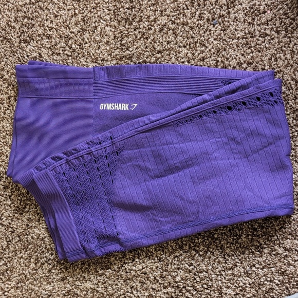 Gymshark Energy PURPLE Leggings Size m - Picture 2 of 10